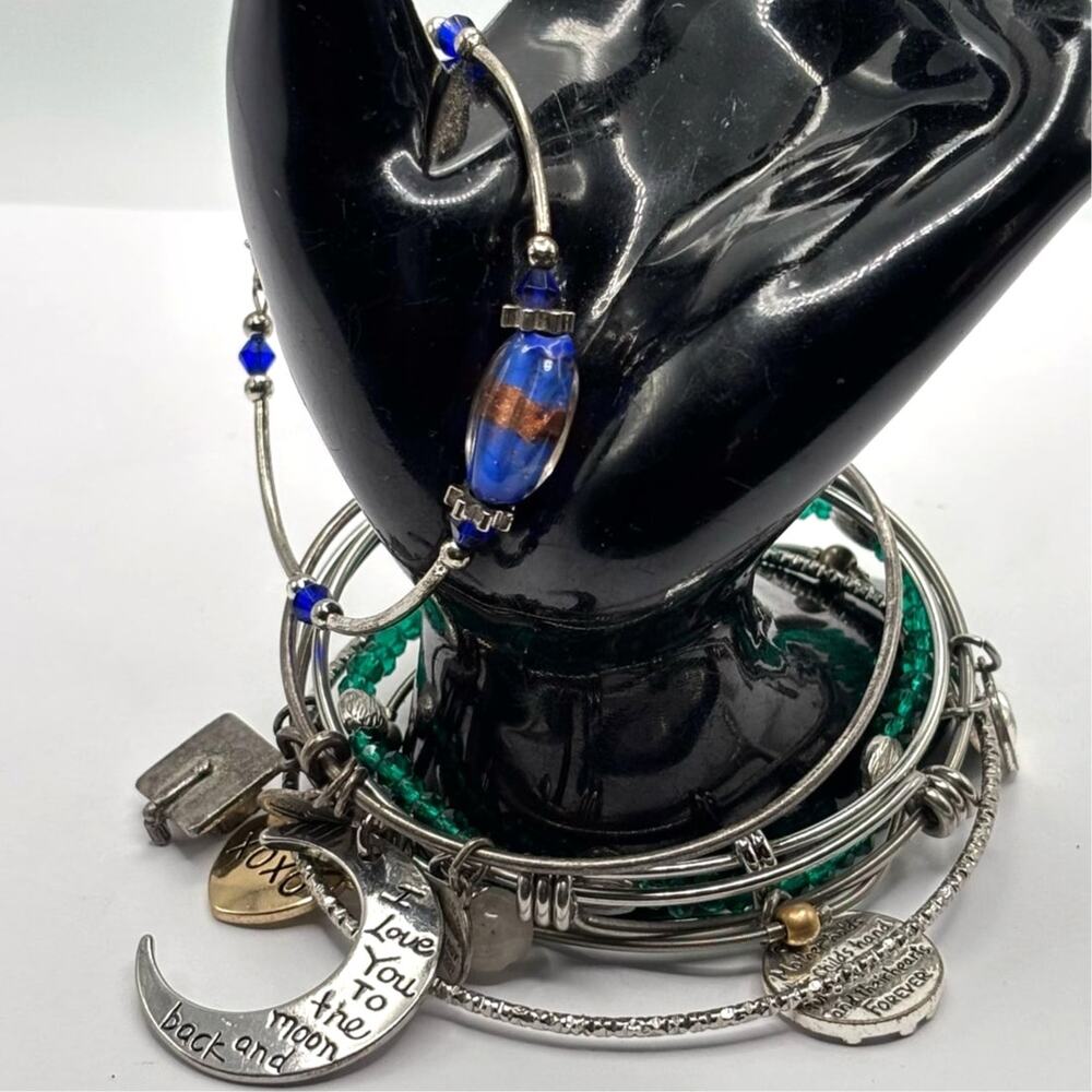 Silver Heart XOXO Bracelet Bundle